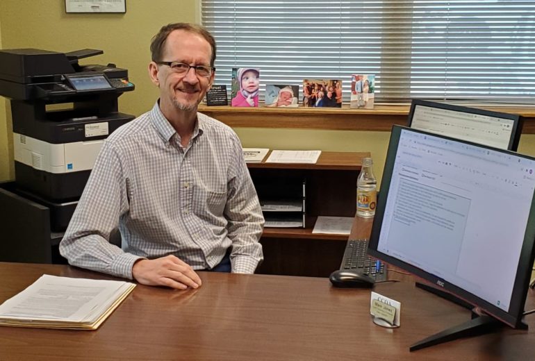 Mark Jones at the Bentonville CCOA office.