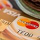 A closeup of credit cards.